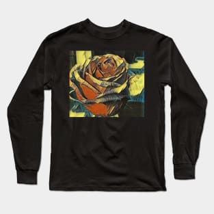 Romantic Masters Painted Rose Long Sleeve T-Shirt